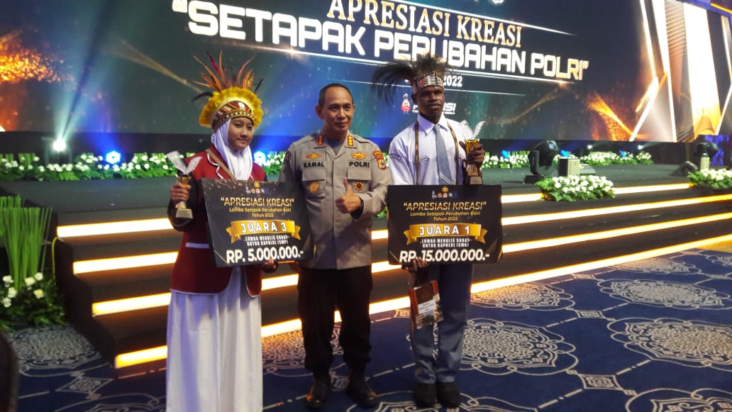 JUARA 3 LOMBA MENULIS SURAT UNTUK POLRI TINGKAT NASIONAL TAHUN 2022